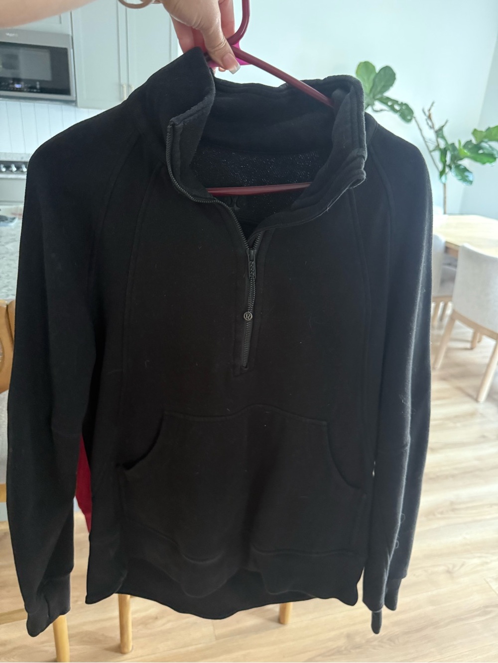 lululemon athletica Black Quarter-Zip Sweatshirt